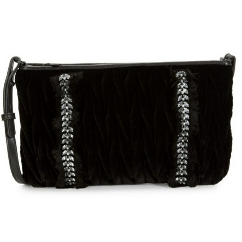 Sam Edelman Elizabella Velvet Clutch purse
